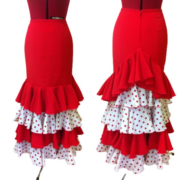 Enero Flamenco Dance Skirt