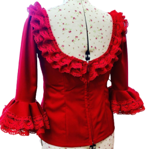 Goyesca_Red_Blouse_Top