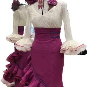 rociera flamenco skirt