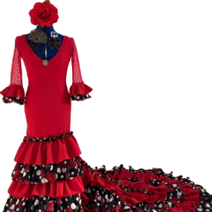 Jimena Flamenco Bata de Cola Dress