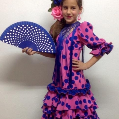 Girls Flamenco Dress Lucia