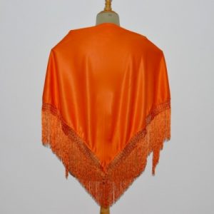 Medium Orange Flamenco Shawl