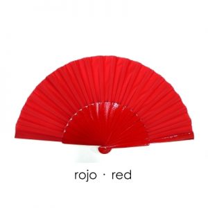 Large Red Flamenco Fan