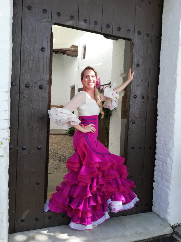Rociera Flamenco Dance Skirt