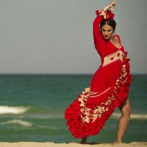 bailaora flamenco dress