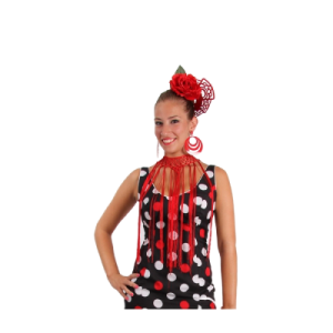 Red Flamenco Gargantilla Chocker Flecos