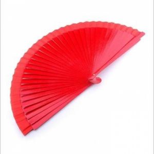 Medium Red Flamenco Fan