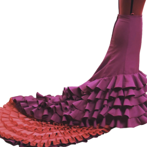 Palmera Flamenco Bata de Cola Skirt