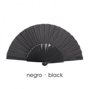 Large Black Flamenco Fan