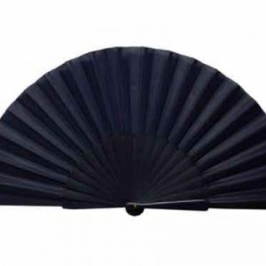 Large Dark Navy-Blue Flamenco Fan