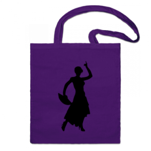 purple flamenco bag