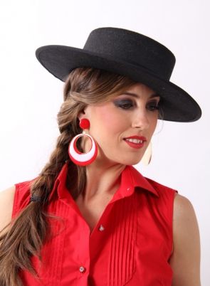 Black Flamenco Hat
