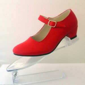 girls dance shoes red