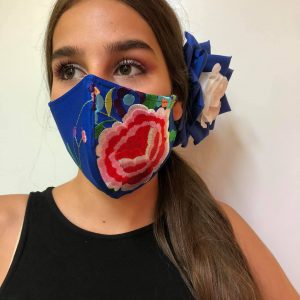 Embroider Flamenco Spanish Face Mask