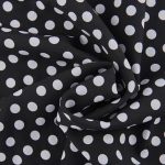 black-white dot fabric