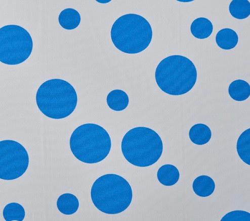 150 white blue dot fabric