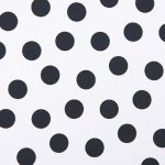 white black dot fabric