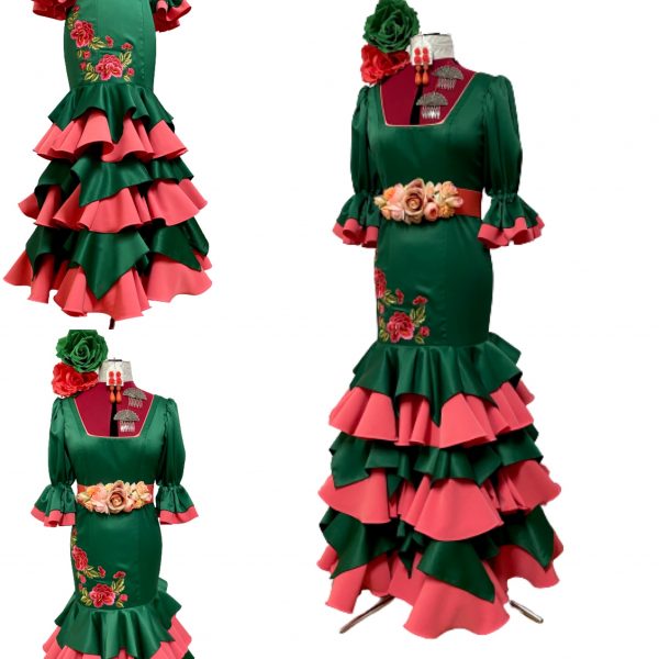 Alegrias flamenco dance dress