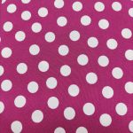 buganvilla white dot fabric