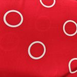 77 Red ring fabric