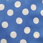 31 blue white dot fabric