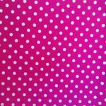 Purple white dot fabric