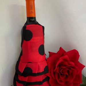 wine bottle apron