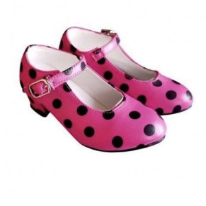 Pink flamenco shoes