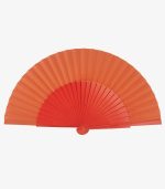 Orange Spanish Dance Fan 27 CM