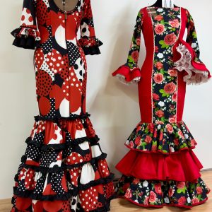 Polka dots flamenco dress