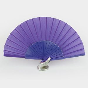 large purple flamenco fan
